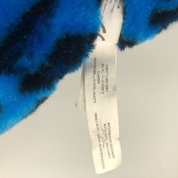 the petting zoo blue leopard big eyes sitting 2014 14 inch plush stuffed animal - Picture 6 of 10